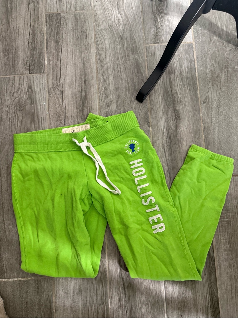 Hollister Bright Green Sweatpants